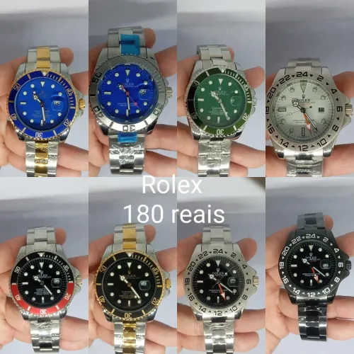 Relógio rolex vários modelos, valores nas fotos