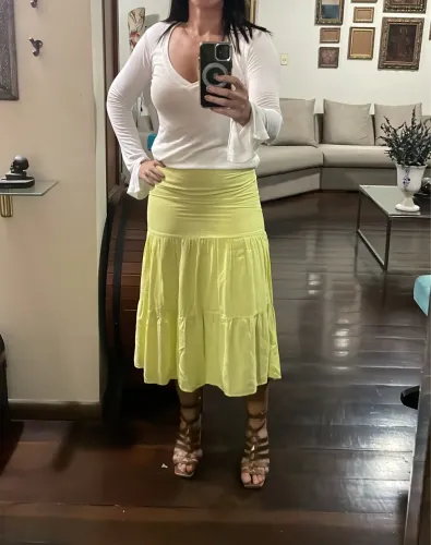 Saia verde lima