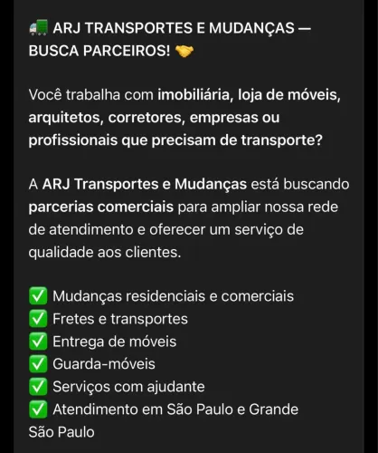 Mudança e transporte