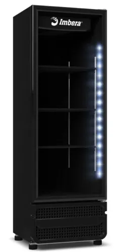 Refrigerador Vertical 454 Litros Porta de Vidro Full Black VRS16 Bivolt Imbera