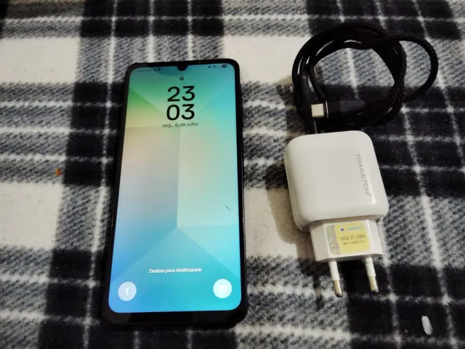 Celular samsung galaxy A06 128GB 4GB RAM Tela 6,7 câmera 50MP