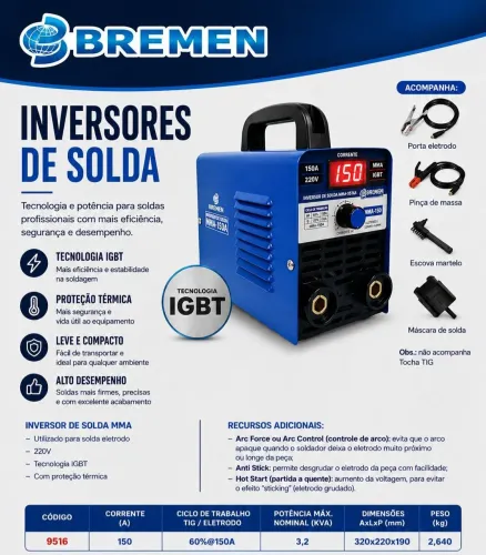 Maquina solda 150A bremen 