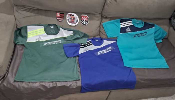 3 camisas Adidas