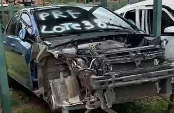 Sucata Golf Tsi automático para retirada de peças 