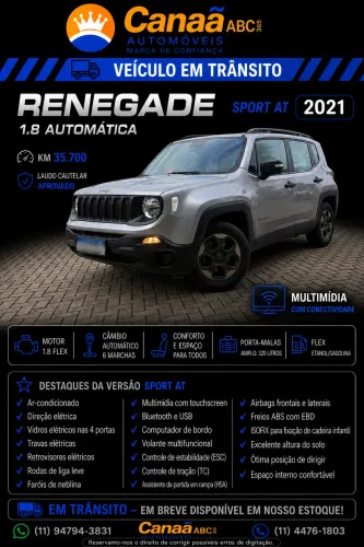 Jeep Renegade 1.8 4X2 Flex 16V Aut. 2021