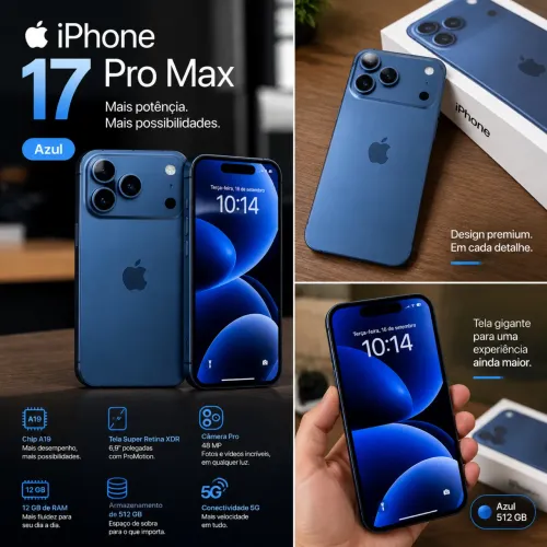 :: Oportunidade - iPhone 17 Pro Max 512Gb ::