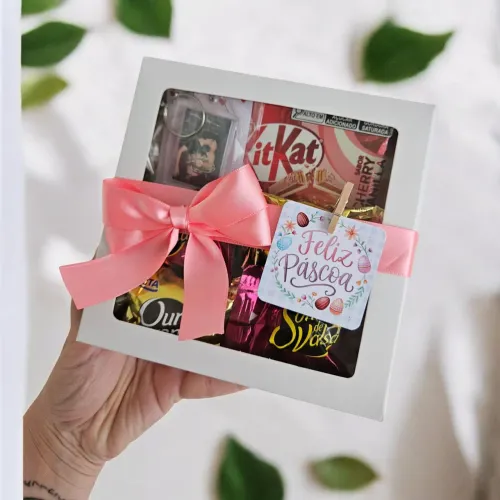 DISPONÍVEL Cestas e presentes de chocolate Páscoa 