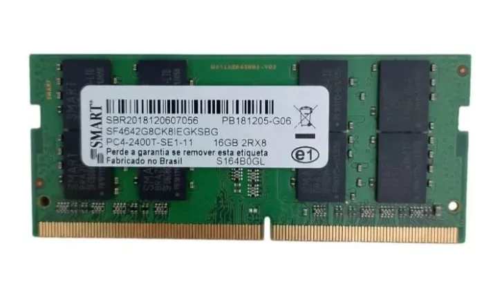 Memória Smart 16Gb DDR4 2400 Notebook - envio olxpay