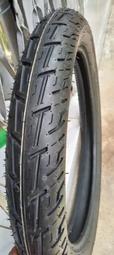 Pneu moto aro 18 dianteiro fan titan start 125 150 160 etc novo 2.75 flashtyre 