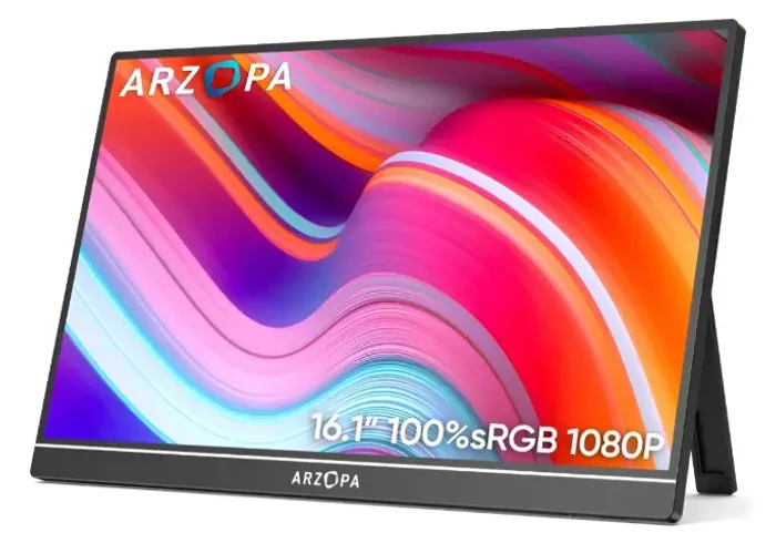 Monitor Portátil Ultra Slim Arzopa Z1C Gamer 16.1" FHD
