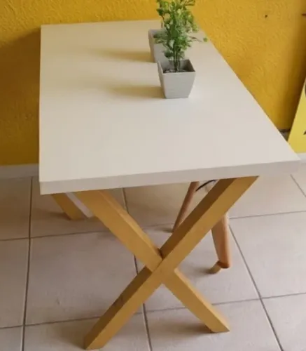 Mesa retangular madeira 50x90cm