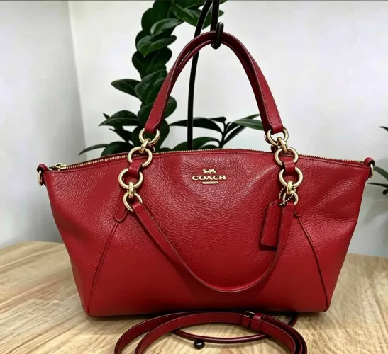 Bolsa coach original vermelha 