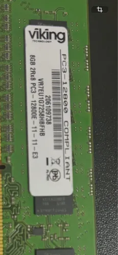 Memória 8gb ddr3
