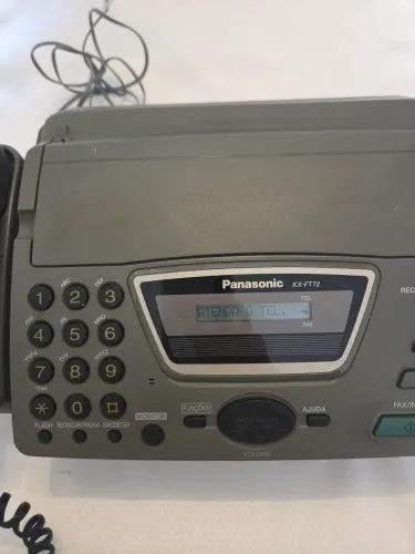 FAX E COPIADORA PANASONIC KF-FT72, EM PERFEITO ESTADO DE FUNCIONAMENTO. 