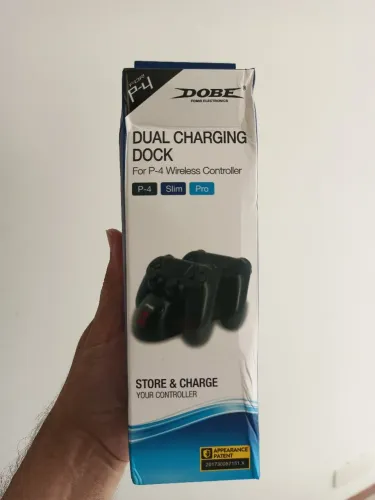 Dock carregador controle ps4