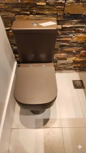 Vaso sanitário Deca Piano Marrom