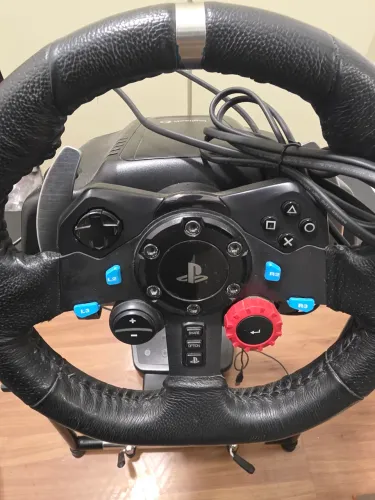Logitech G29 com suporte e Cambio