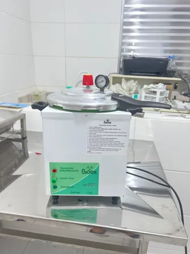 Autoclave 8 litros esterilizador veterinário 