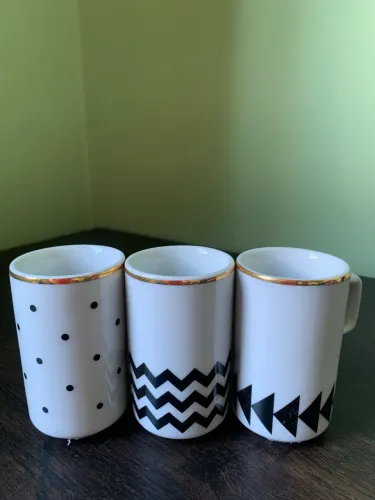 Trio de xícaras 