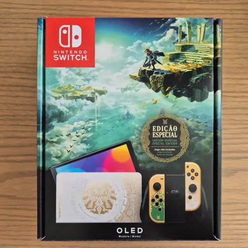 Nintendo Switch OLED Edição Zelda - Impecável