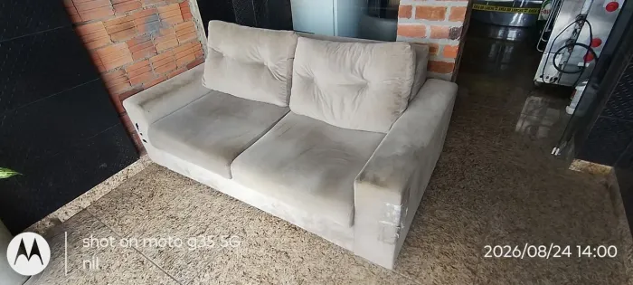Sofá 2 lugares HOJE R$100