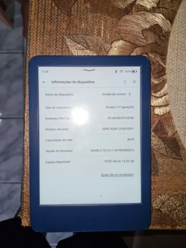 Kindle 11° geração - 16gb - Azul (apenas com marcas de uso)