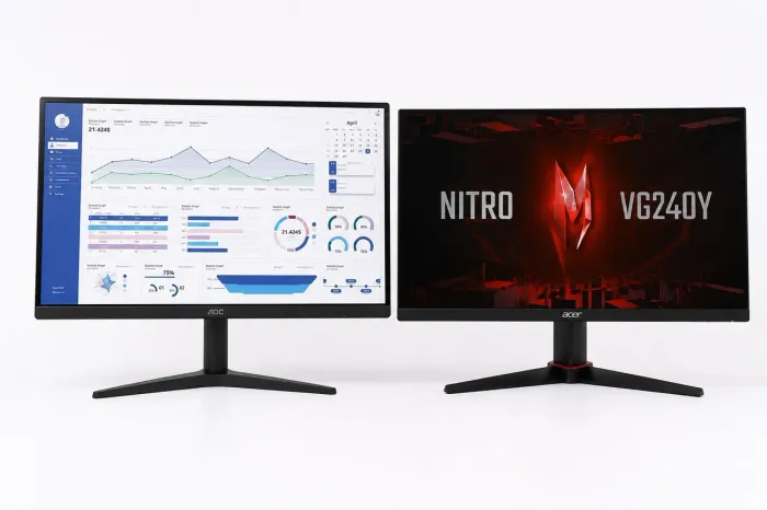 ? KIT COM 2 MONITORES - AOC 23,8" + Acer Nitro Gamer 200Hz | Oportunidade ?