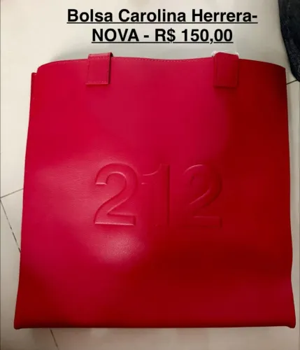 bolsa carolina hererrera 212 - nova