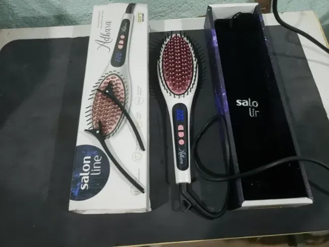 Escova Alisadora Salon Line Adhara Bivolt 