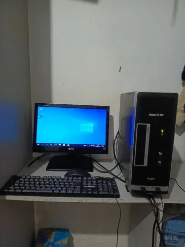 Computador Completo Elgin + Monitor LG | SSD + Windows 10 