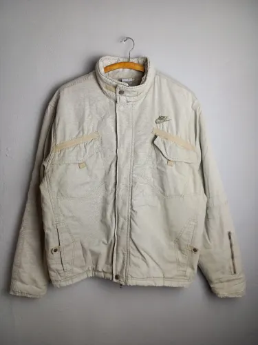JAQUETA NIKE CANVAS ACOLCHOADA VINTAGE UTILITÁRIA TAMANHO G