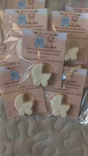Lembrancinha para chá revelação