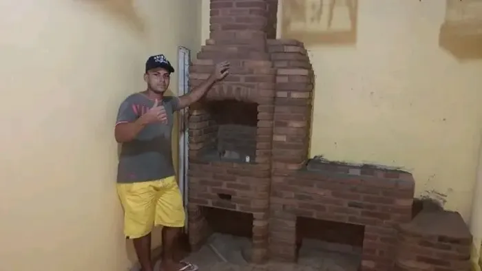 Churrasqueira forno e fogão a lenha