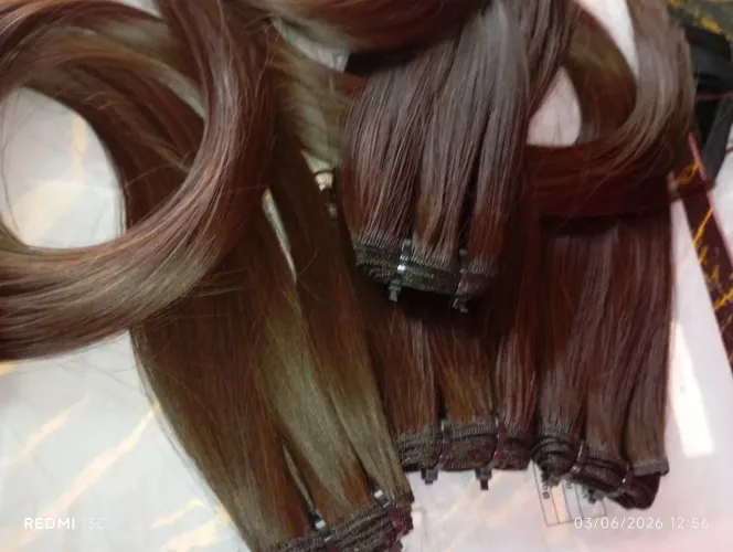 Cabelo Fibra Europeia 400gr 80cm liso na Tela 