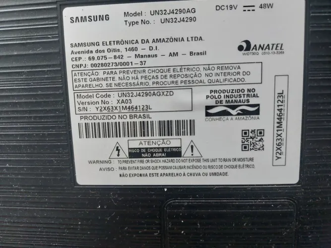 TV SMART 32' C PLACA V-COM DEFEITUOSA