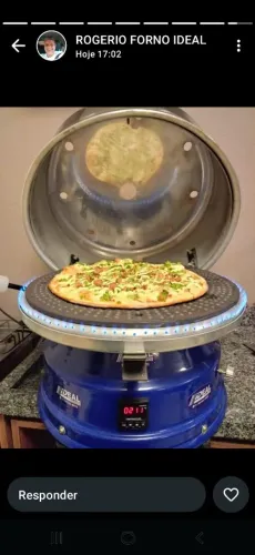 FORNO DE PIZZA RÁPIDO E EFICIENTE