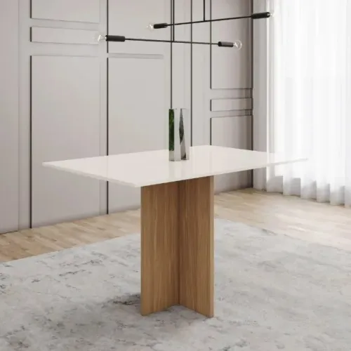 Mesa de Jantar Sem Vidro 4 Lugares 120x80cm