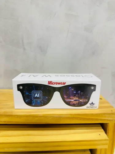 Óculos Inteligente Microwear IA W AI 4 | Inteligência Artificial | Entrega Imediata