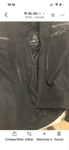 Jaqueta De Moto Arx Pure Motorcycling Com Ventilação - Tam XS (PP)