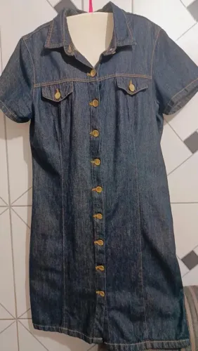 Vestido jeans da marca terceira via, Num 48