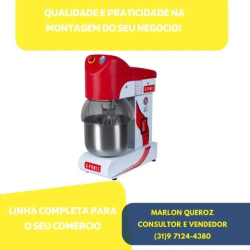Batedeira Planetária 12L GPaniz Nova