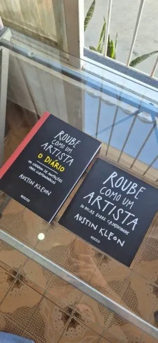 Kit livro e diário roube como um artista 