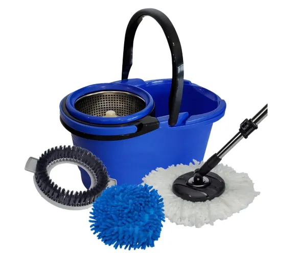 Mop Giratório - marca Perfect Pro (cesto 360 inox)