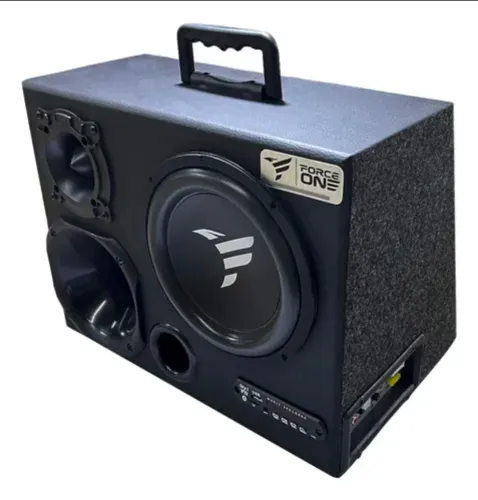 Caixa Bob Trio 300W Bluetooth Force One.