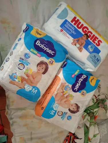 Fraldas tamanho M