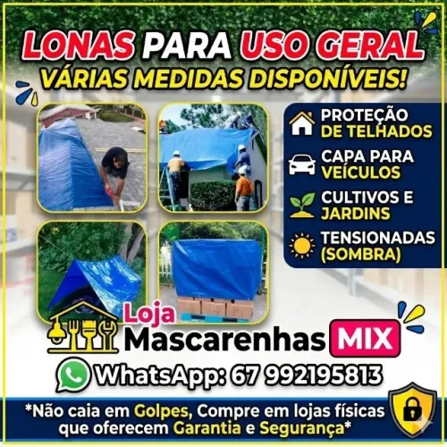 Lona Novas Varias Medidas e Espessura COD: 068