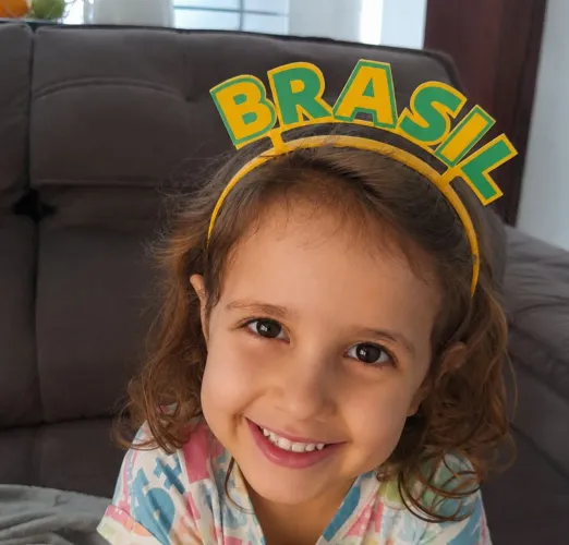 Tiara Brasil para Torcedores - Infantil e Adulto!