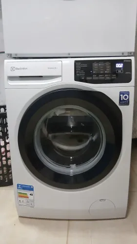 Maquina de lavar 12kg frontal da electrolux modelo inverter