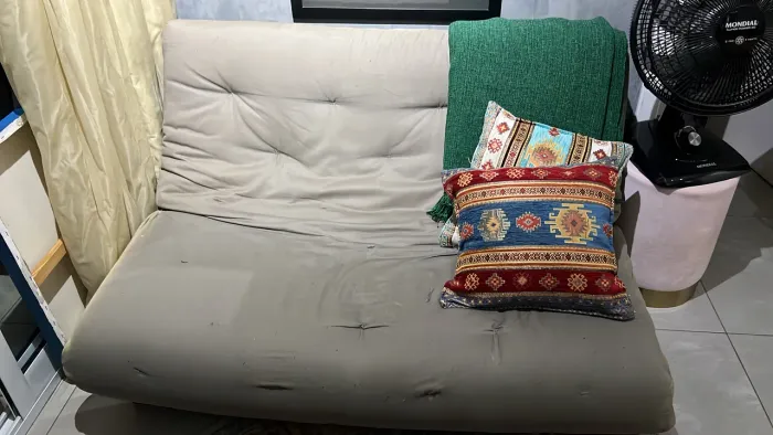 Sofá Futon 2 lugares cama casal