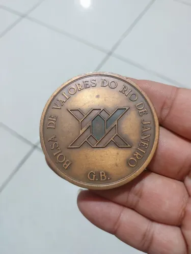 Medalha Comemorativa da Bolsa de Valores do Rio de Janeiro (G.B.)